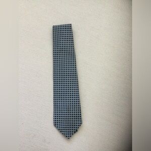 Men's Blue Checkered Tie